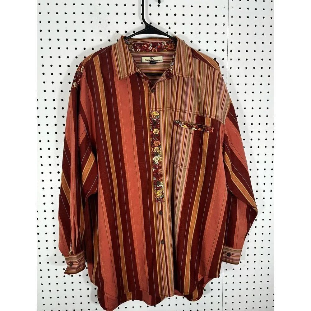 Tommy Bahama button down silk shirt